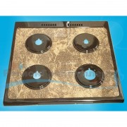 Стол плиты GEFEST 1500 К19 (595*588 мм) коричневый мрамор для горелок SOMIPRESS (1500.06.0.000-08)