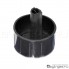 Ручка крана газовой плиты "De Luxe" мод. 5040 Г, черная, нового образца, длинная ножка